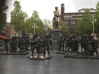 Nattvakten i 3D med Rembrandt i bakgrunden