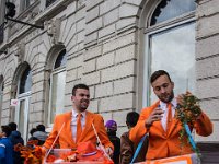 Orange var dagens färg