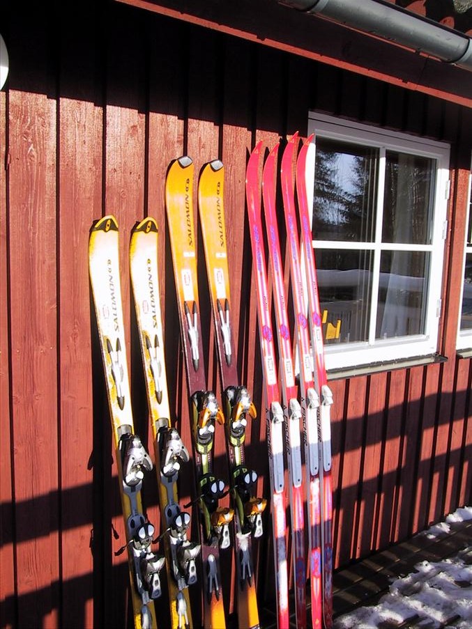 Skidorna vilar sig