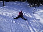 ...kanske f�r fort... Hann inte stanna...h�ll p� att �ka ett varv till...