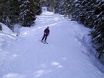 Fartstudie fr�n f�rsta delen av nedfarten.