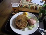 H�r schnitsel med r�sti.