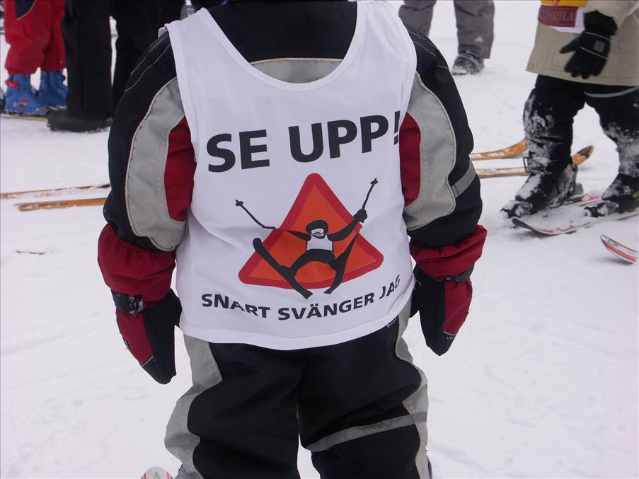 N�r man g�r i skidskola har man fina v�star p� sig