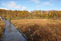 Sista breda v�gen till fj�llstationen