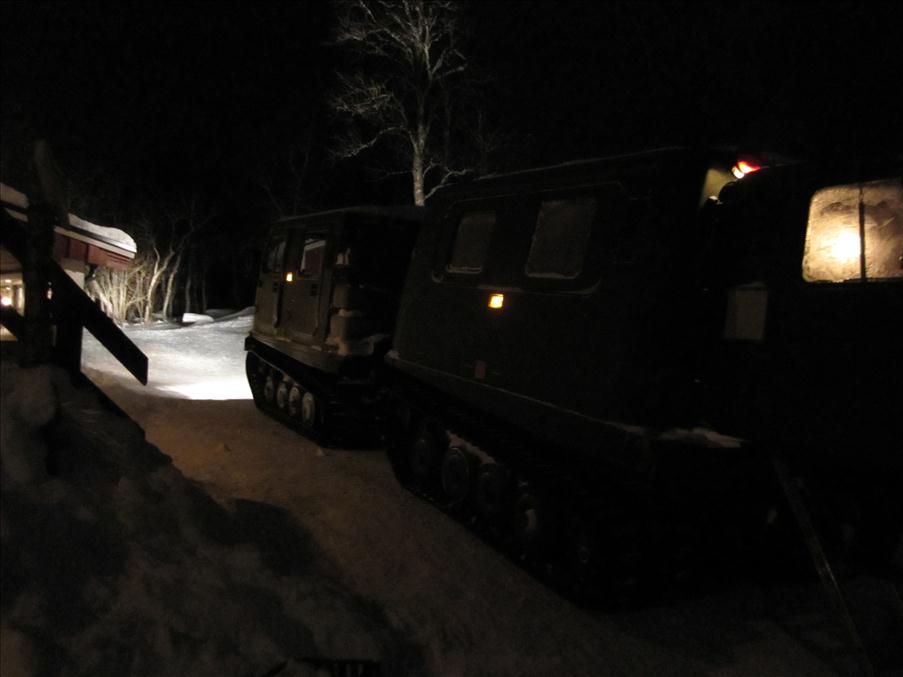 V�rt fordon som vi �ven �kte ned till v�gen i senare p� kv�llen