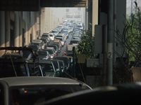 Typisk trafiksituation h�r i Bangkok