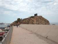 På väg mot monumentet på Point de vue
