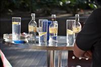 Vid bordet framf�r oss satt tv� danskar som h�vde i sig gin och tonic