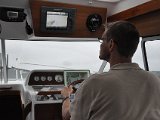Båten var välutrustad med GPS, radar och ekolod, men dessutom hade vi med oss egna navigeringsprogram där vi lade in rutterna