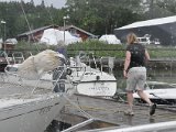 I Karlslund regnade det