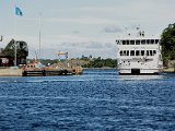 Båten på väg in