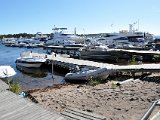 De riktigt stora båtarna låg för sig