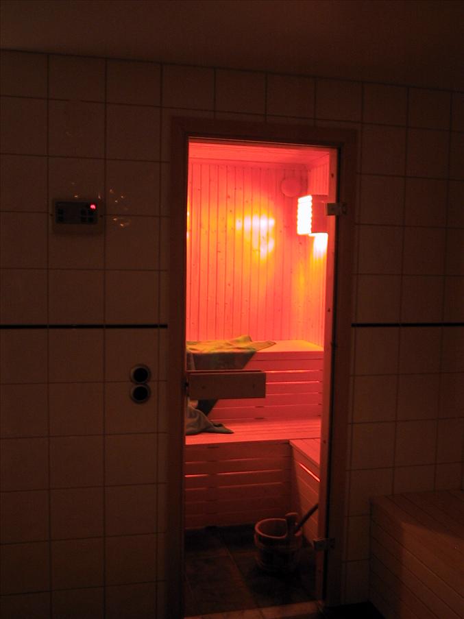Mysig bastu i relaxavdelningen