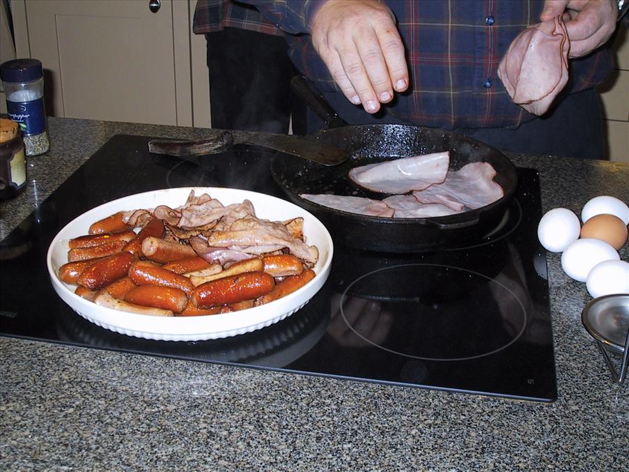 Lunch p� g�ng.