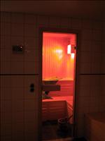 Mysig bastu i relaxavdelningen