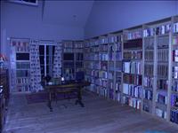 Det nyinredda biblioteket