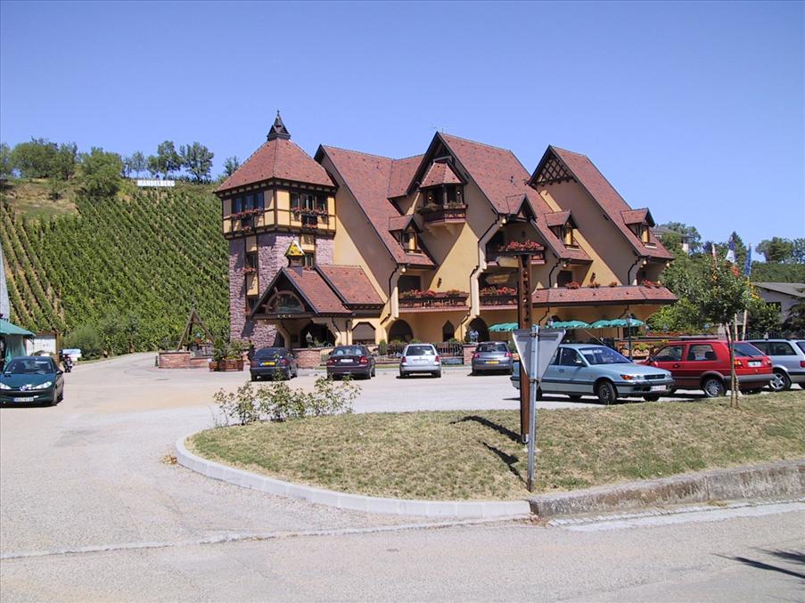 V�r hotell i Mittelwihr i Alsace