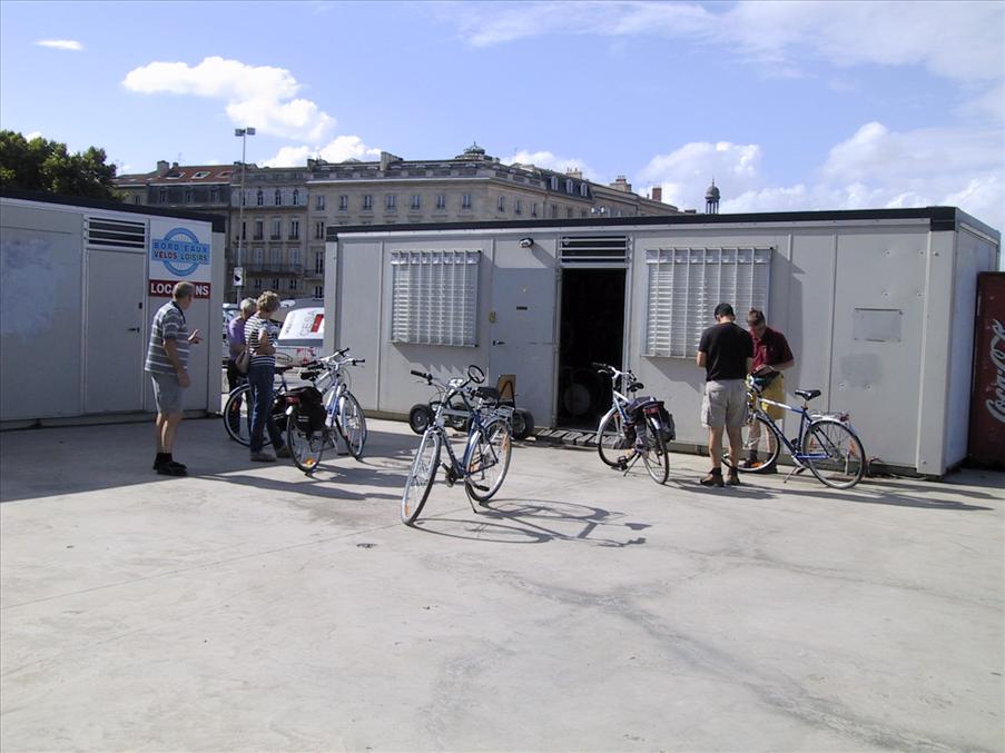 Intrimning av cyklar inf�r morgondagens start
