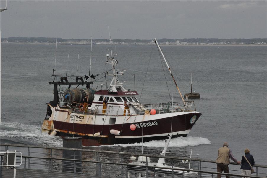 P� v�g in till hamnen
