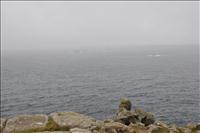 Dimman l�g t�t n�r vi kom fram men l�ttade medan vi var d�r