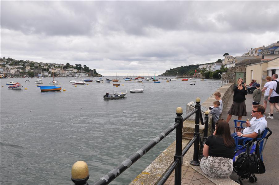 Vi gjorde ett kort bes�k i Fowey, en liten stad med branta smala gr�nder. Det var rena work-out:en att komma upp till bilen fr�n hamnen.