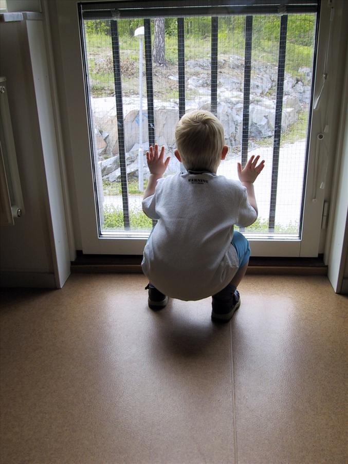 Oscar visade alla var gammelfarmor bodde och att man kunde se bilar d�rifr�n
