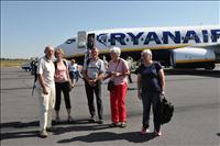 Med buss till Beziers centrum