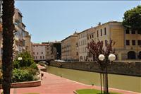 Canal Roubine mitt i Narbonne