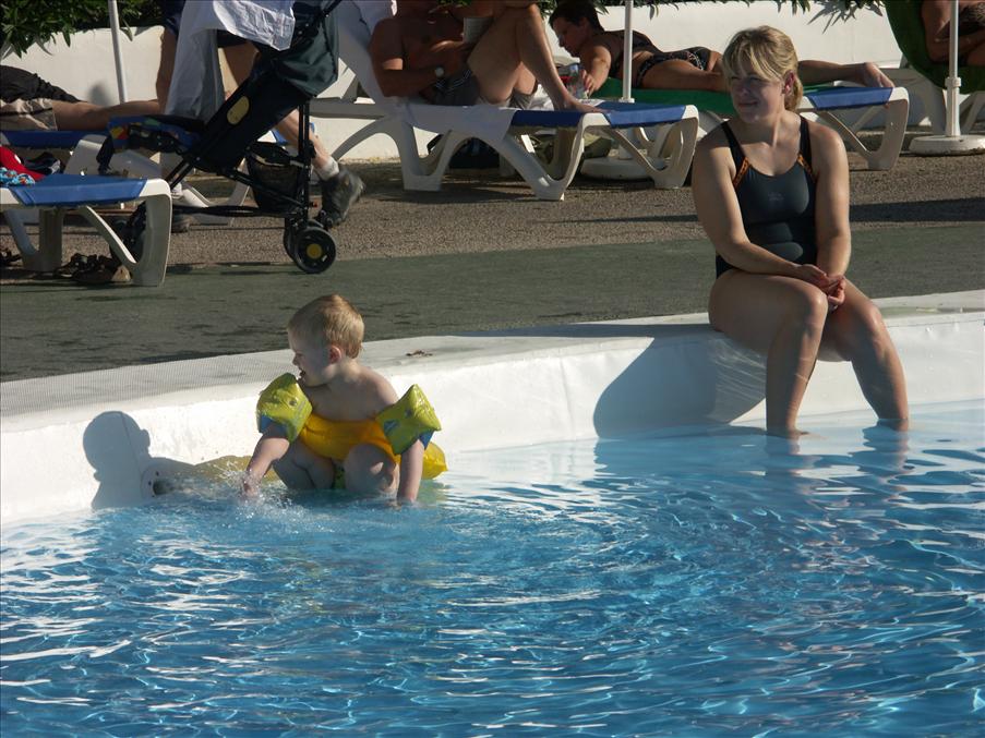 Oscar var snabbt i badet
