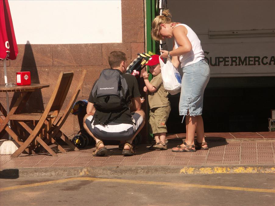 Familjen Gustafsson har taxfreehandlat p� supermercadon