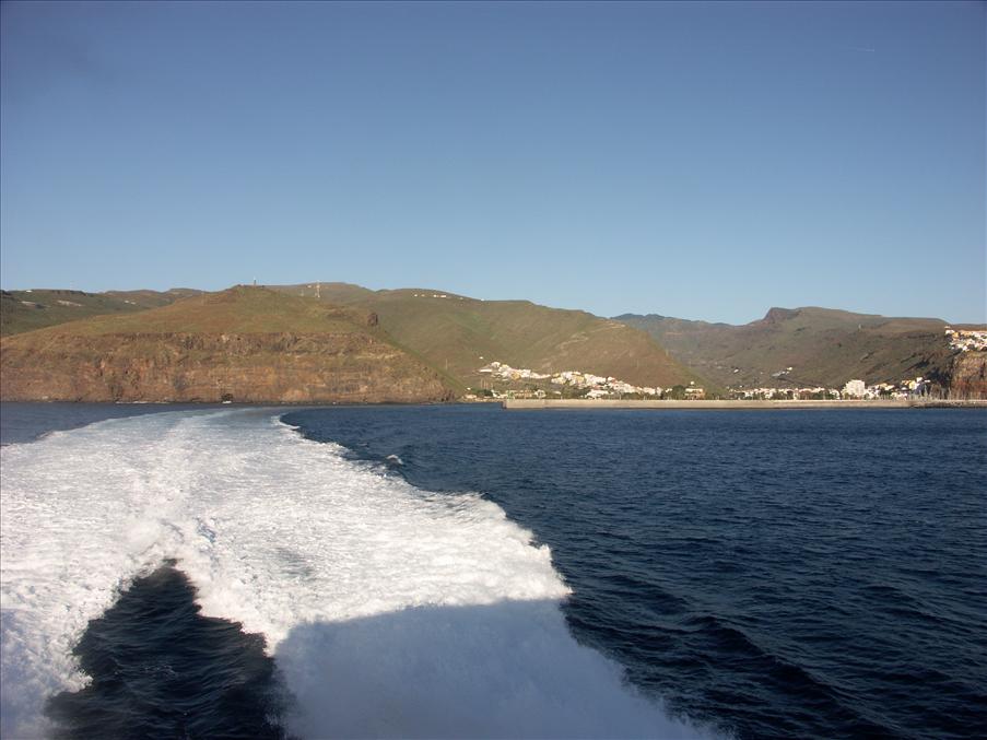 Vi har just l�mnat San Sebastian