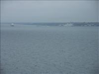 Vi �r p� H�gklint och d�r borta ligger Visby