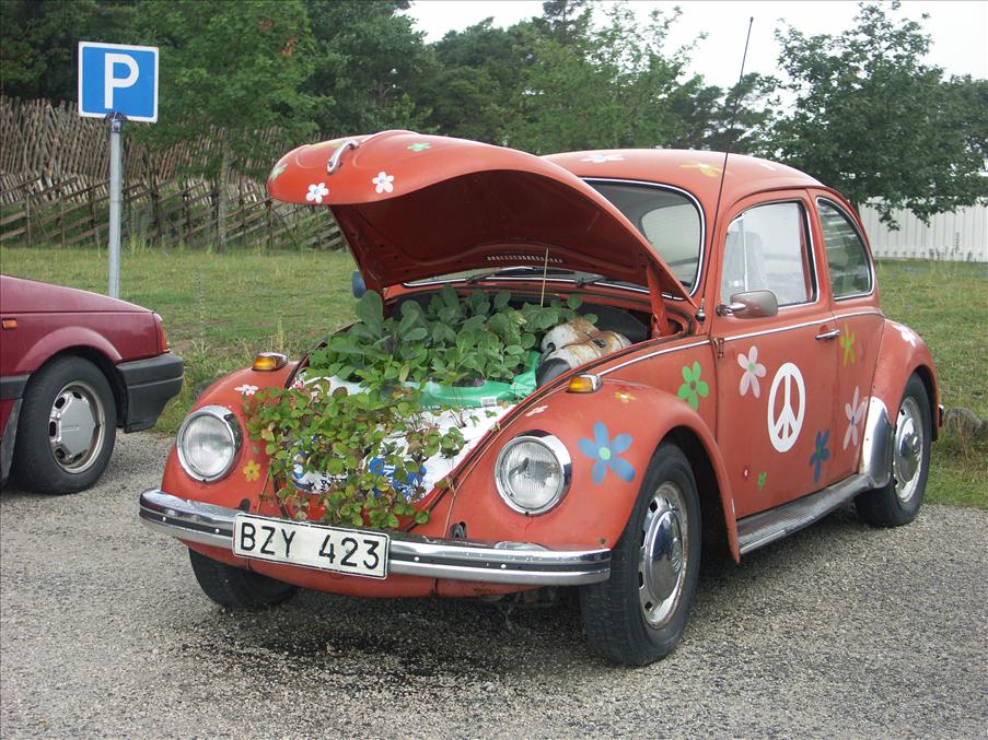 P� parkeringen vid Krusmyntag�rden