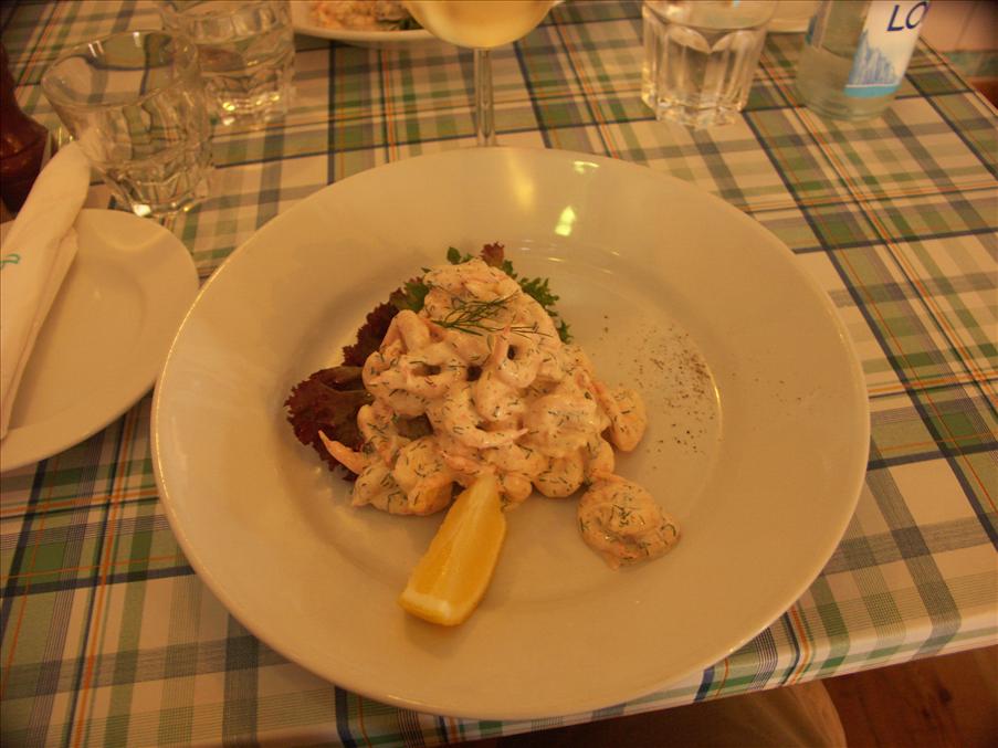 Toast Skagen till lunch