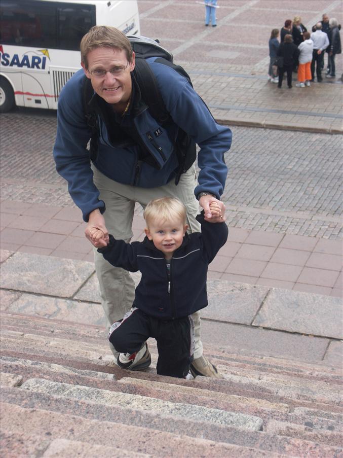 Det var en brant trappa upp till domkyrkan