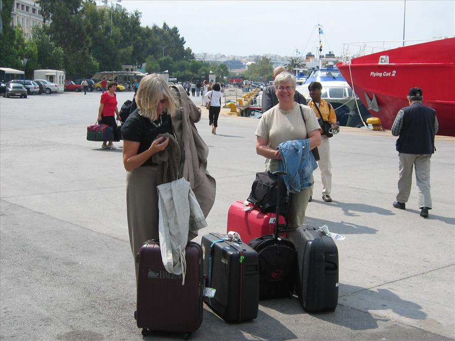 Nu ska vi ta b�t till Hydra fr�n Pireus