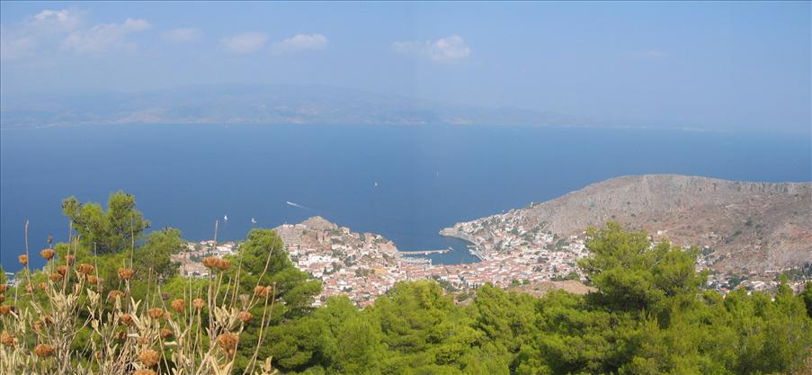 Hydra stad fr�n Elias