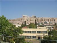 Akropolis frn hotelltaket