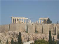 Akropolis frn hotelltaket
