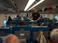 Shinkansen som ska ta oss till Okayama