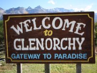 Glenorchy Town Sign