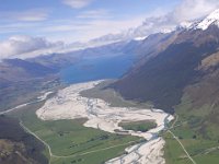 Aerial veiw of the Dart River