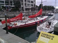 Havskappsegling med stora båtar är populärt i Auckland