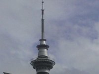 Sky Tower - vi var upp där, men Eva tyckte inte om höjden.