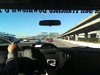 Efter en 12-timmarsflygning samt 3-timmarsförsening är vi nu i San Francisco. Och åker på rätt sida av vägen...