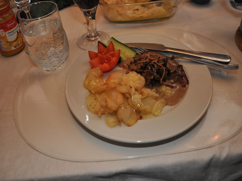 Renfil� med potatiskaka