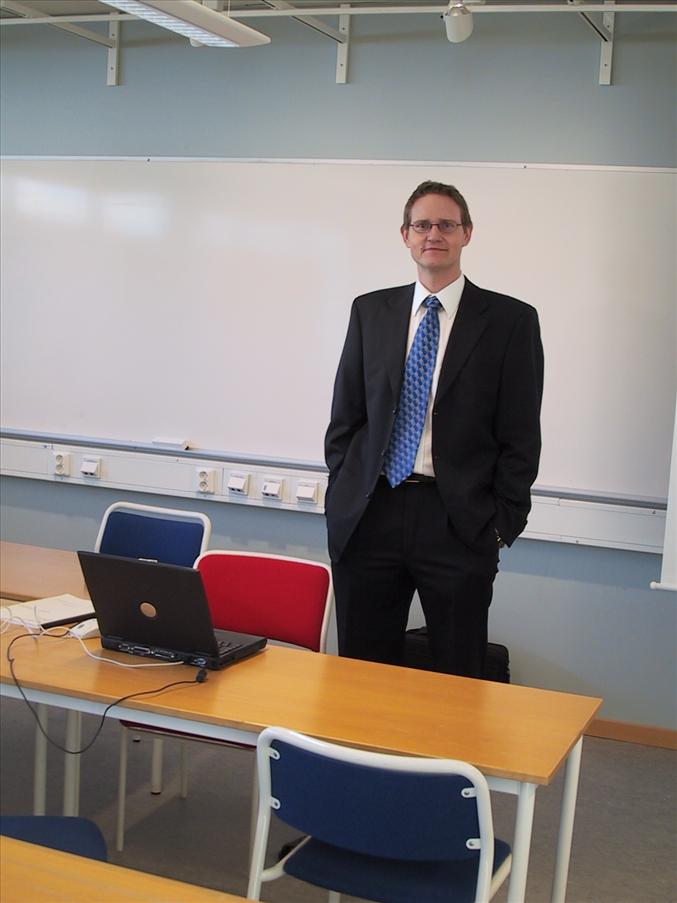 Innan seminariet - Matte ser ganska lugn ut