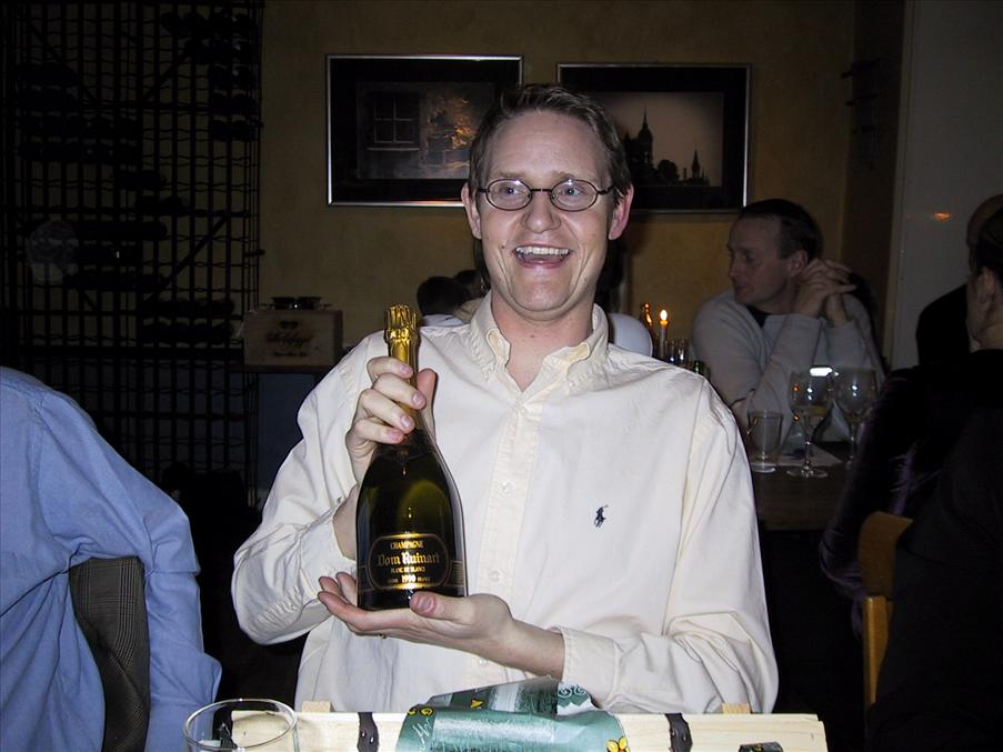 Middag p� Alex - och champagne