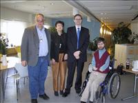 Opponenten, handledaren, litentiaten och professorn