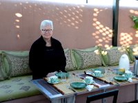 Dags för frukost på terrassen